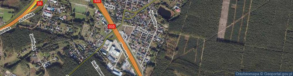 Zdjęcie satelitarne Ogniskowa ul.